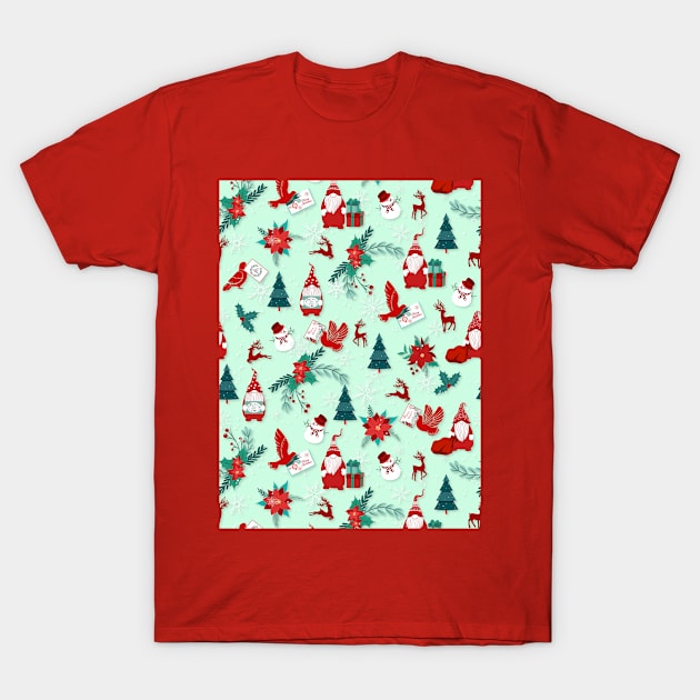 Pretty Christmas Winters T-Shirt by Unalome_Designs